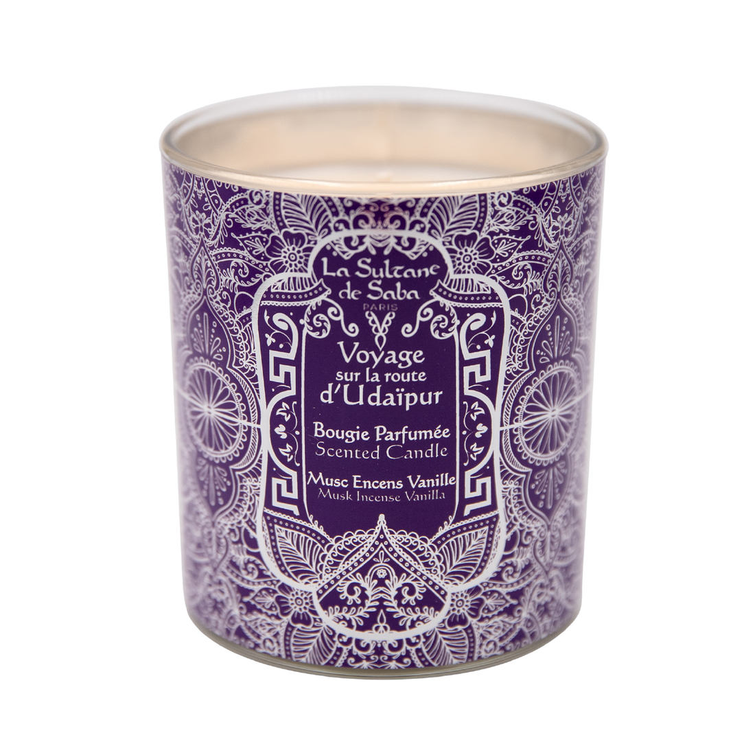 Udaipur Candle Incense Musk Vanilla 165g