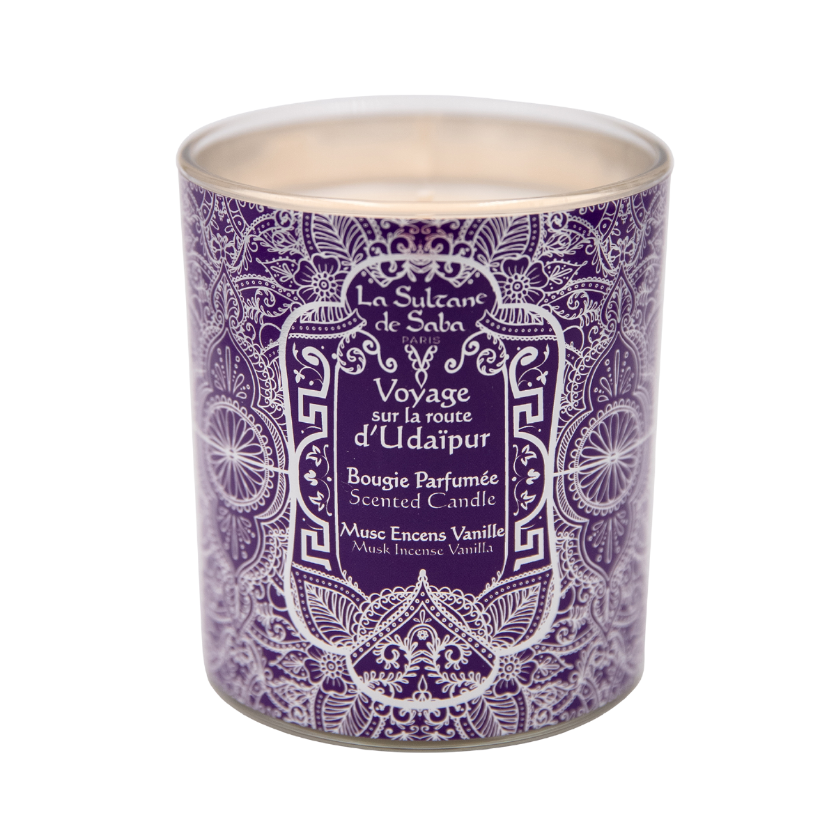 Udaipur Candle Incense Musk Vanilla 165g