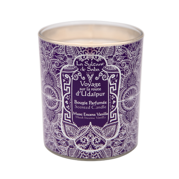 Udaipur Candle Incense Musk Vanilla 165g